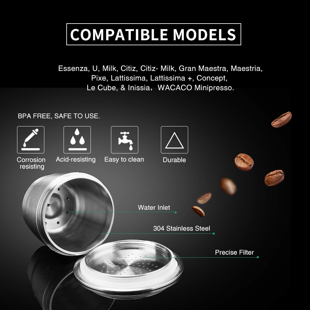 Capsulas Reutilizables para Nespresso